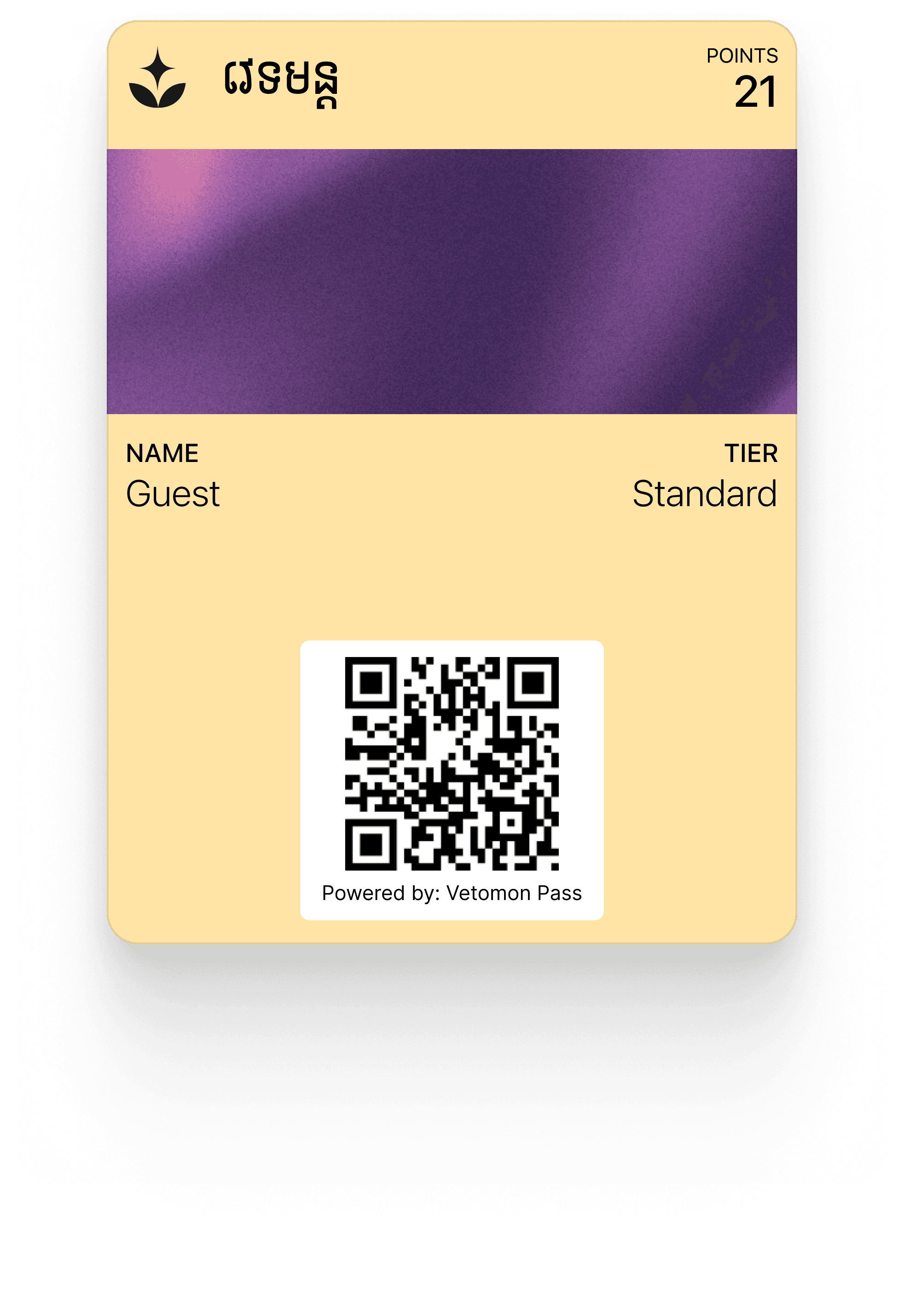 Tier ranking Wallet card
